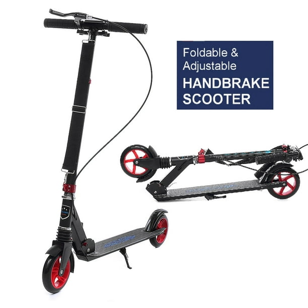 2 Wheel Kick Scooters for Kids 8 Years and Up with Quick Release Folding System Kicksy Wheels Scooter for Kids Ages 6-12 Teens 12 Years and Up and Adults 